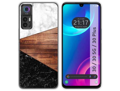 Carcasa TCL 30 / 30 5G / 30 Plus TUMUNDOSMARTPHONE Dibujos Mármol 11 Multicolor