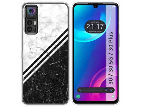 Carcasa TCL 30 / 30 5G / 30 Plus TUMUNDOSMARTPHONE Dibujos Mármol 01 Multicolor