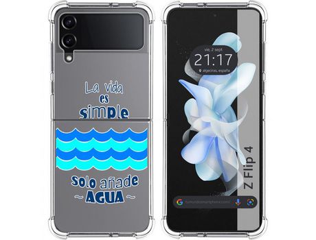 Carcasa Samsung Galaxy Z Flip4 5G TUMUNDOSMARTPHONE Dibujos Antigolpes Agua Multicolor