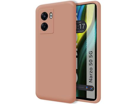 Carcasa Realme Narzo 50 5G TUMUNDOSMARTPHONE Silicona Líquida Rosa