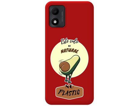 Carcasa TCL 305I TUMUNDOSMARTPHONE Silicona Líquida Dibujos Natural Rojo