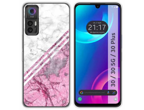 Carcasa TCL 30 / 30 5G / 30 Plus TUMUNDOSMARTPHONE Dibujos Mármol 03 Multicolor