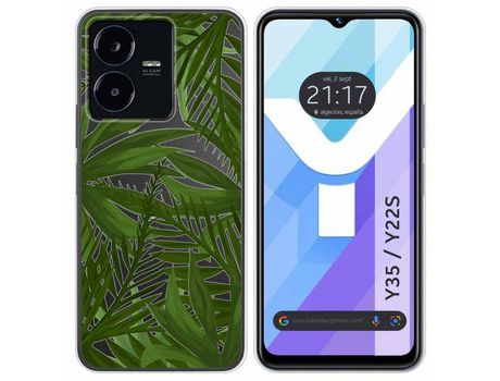 Carcasa Vivo Y35 / Y22S TUMUNDOSMARTPHONE Dibujos Transparente Jungla Multicolor