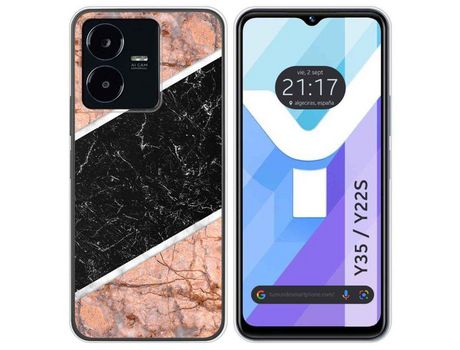 Carcasa Vivo Y35 / Y22S TUMUNDOSMARTPHONE Dibujos Mármol 07 Multicolor