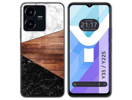 Carcasa Vivo Y35 / Y22S TUMUNDOSMARTPHONE Dibujos Mármol 11 Multicolor