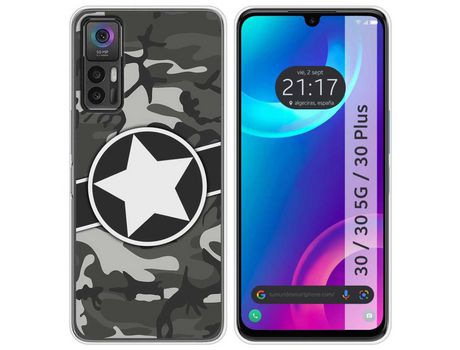 Carcasa TCL 30 / 30 5G / 30 Plus TUMUNDOSMARTPHONE Dibujos Camuflaje 02 Multicolor