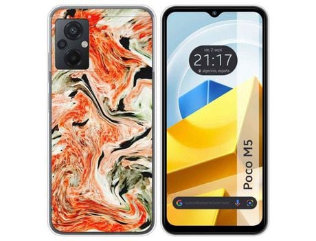 Carcasa Xiaomi Poco M5 TUMUNDOSMARTPHONE Dibujos Mármol 12 Multicolor