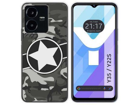 Carcasa Vivo Y35 / Y22S TUMUNDOSMARTPHONE Dibujos Camuflaje 02 Multicolor