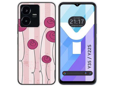 Carcasa Vivo Y35 / Y22S TUMUNDOSMARTPHONE Dibujos Flores Vintage Multicolor