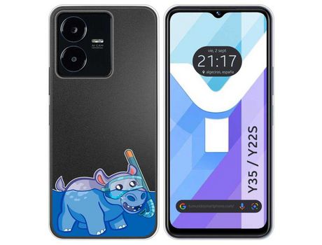 Carcasa Vivo Y35 / Y22S TUMUNDOSMARTPHONE Dibujos Transparente Hipo Multicolor