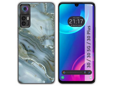 Carcasa TCL 30 / 30 5G / 30 Plus TUMUNDOSMARTPHONE Dibujos Mármol 09 Multicolor