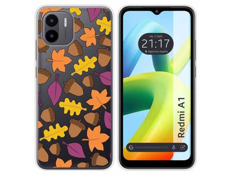 Carcasa Xiaomi Redmi A1 TUMUNDOSMARTPHONE Dibujos Transparente Otoño Multicolor