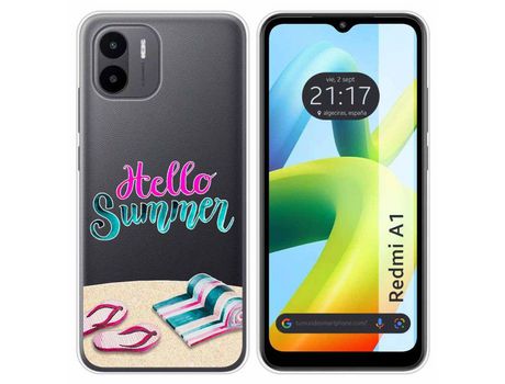 Carcasa Xiaomi Redmi A1 TUMUNDOSMARTPHONE Dibujos Transparente Summer Multicolor