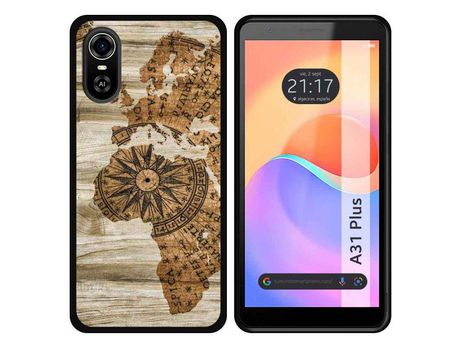 Carcasa ZTE Blade A31 Plus TUMUNDOSMARTPHONE Dibujos Madera 07 Multicolor
