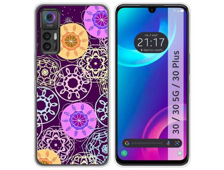 Carcasa TCL 30 / 30 5G / 30 Plus TUMUNDOSMARTPHONE Dibujos Radial Multicolor