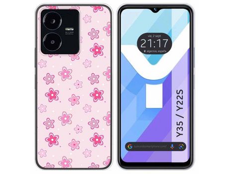 Carcasa Vivo Y35 / Y22S TUMUNDOSMARTPHONE Dibujos Flores Multicolor