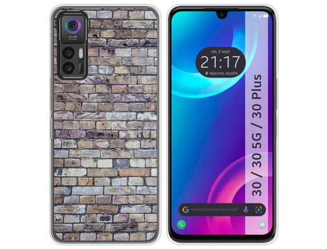 Carcasa TCL 30 / 30 5G / 30 Plus TUMUNDOSMARTPHONE Dibujos Ladrillo 02 Multicolor