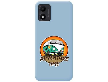Carcasa TCL 305I TUMUNDOSMARTPHONE Silicona Líquida Dibujos Adventure Time Azul
