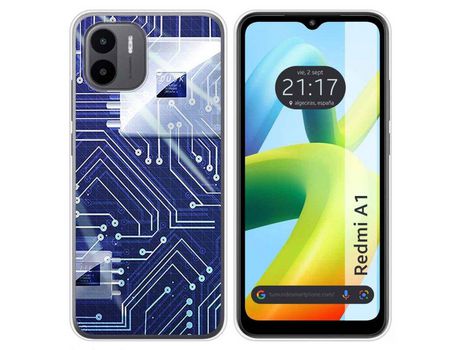 Carcasa Xiaomi Redmi A1 TUMUNDOSMARTPHONE Dibujos Circuito Multicolor