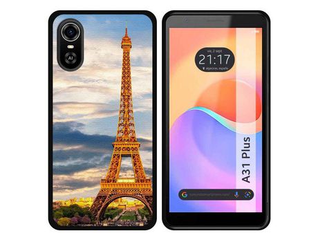 Carcasa ZTE Blade A31 Plus TUMUNDOSMARTPHONE Dibujos Paris Multicolor