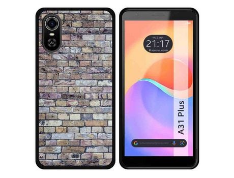 Carcasa ZTE Blade A31 Plus TUMUNDOSMARTPHONE Dibujos Ladrillo 02 Multicolor