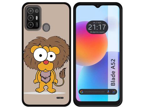 Carcasa ZTE Blade A52 TUMUNDOSMARTPHONE Dibujos Leon Multicolor