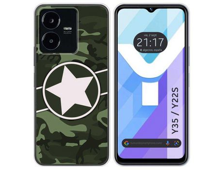 Carcasa Vivo Y35 / Y22S TUMUNDOSMARTPHONE Dibujos Camuflaje 01 Multicolor