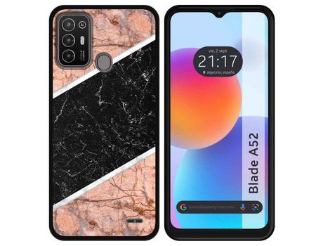 Carcasa ZTE Blade A52 TUMUNDOSMARTPHONE Dibujos Mármol 07 Multicolor