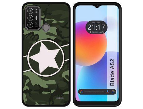 Carcasa ZTE Blade A52 TUMUNDOSMARTPHONE Dibujos Camuflaje 01 Multicolor