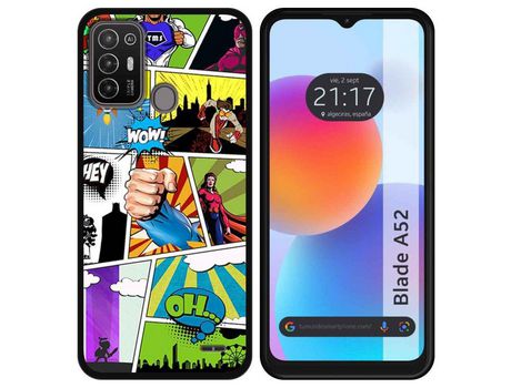 Carcasa ZTE Blade A52 TUMUNDOSMARTPHONE Dibujos Comic Multicolor