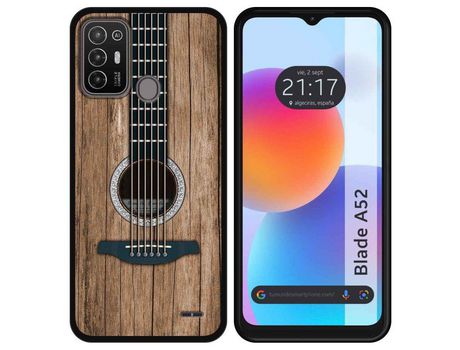 Carcasa ZTE Blade A52 TUMUNDOSMARTPHONE Dibujos Madera 11 Multicolor