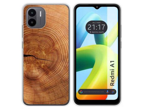 Carcasa Xiaomi Redmi A1 TUMUNDOSMARTPHONE Dibujos Madera 04 Multicolor