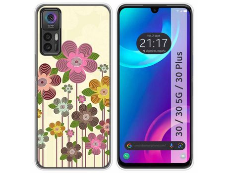 Carcasa TCL 30 / 30 5G / 30 Plus TUMUNDOSMARTPHONE Dibujos Primavera En Flor Multicolor