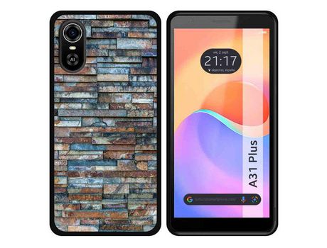 Carcasa ZTE Blade A31 Plus TUMUNDOSMARTPHONE Dibujos Ladrillo 05 Multicolor