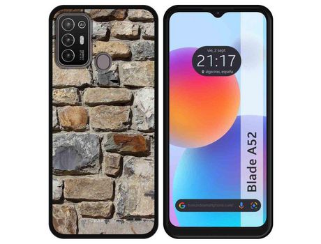 Carcasa ZTE Blade A52 TUMUNDOSMARTPHONE Dibujos Ladrillo 03 Multicolor