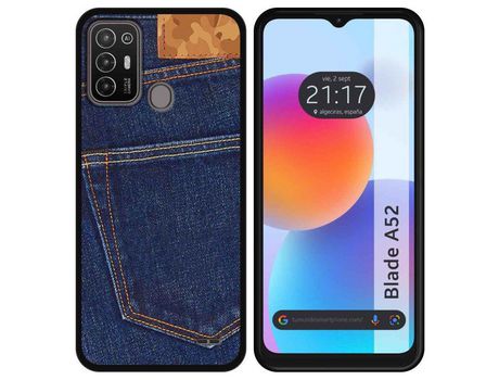 Carcasa ZTE Blade A52 TUMUNDOSMARTPHONE Dibujos Vaquero Multicolor