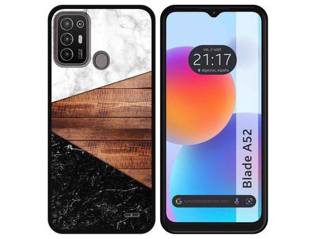 Carcasa ZTE Blade A52 TUMUNDOSMARTPHONE Dibujos Mármol 11 Multicolor