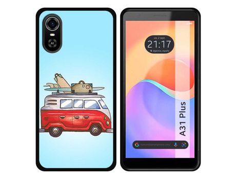 Carcasa ZTE Blade A31 Plus TUMUNDOSMARTPHONE Dibujos Furgoneta Multicolor