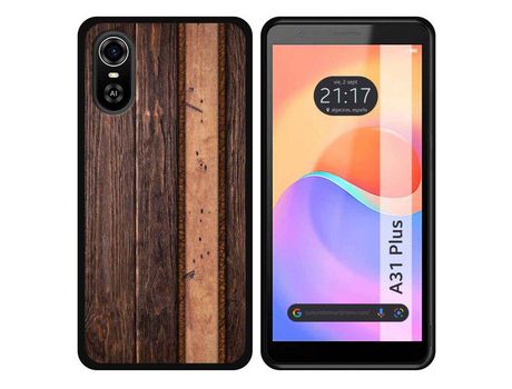 Carcasa ZTE Blade A31 Plus TUMUNDOSMARTPHONE Dibujos Madera 05 Multicolor