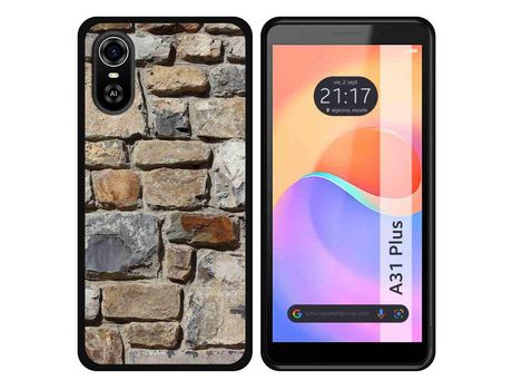 Carcasa ZTE Blade A31 Plus TUMUNDOSMARTPHONE Dibujos Ladrillo 03 Multicolor