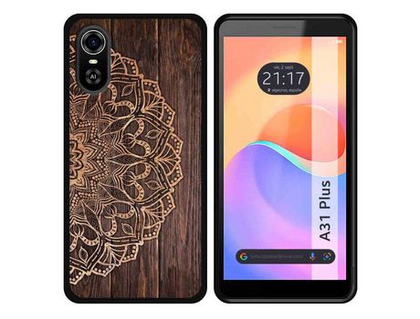 Carcasa ZTE Blade A31 Plus TUMUNDOSMARTPHONE Dibujos Madera 06 Multicolor