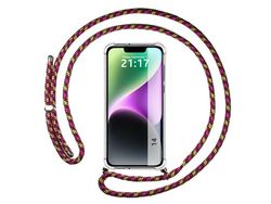 Carcasa iPhone 14 (6.1) TUMUNDOSMARTPHONE Colgante Rosa
