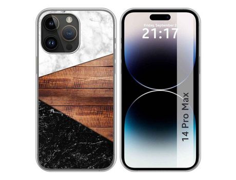 Carcasa iPhone 14 Pro Max (6.7) TUMUNDOSMARTPHONE Dibujos Mármol 11 Multicolor