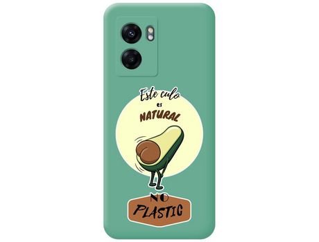 Carcasa Realme Narzo 50 5G TUMUNDOSMARTPHONE Silicona Líquida Dibujos Natural Verde