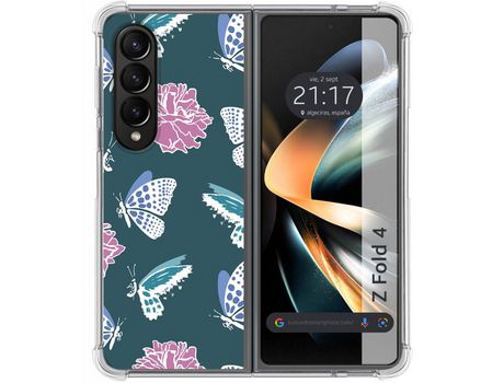 Carcasa Samsung Galaxy Z Fold4 5G TUMUNDOSMARTPHONE Dibujos Antigolpes Flores 10 Multicolor