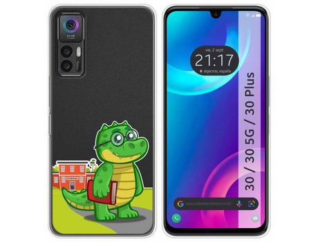 Carcasa TCL 30 / 30 5G / 30 Plus TUMUNDOSMARTPHONE Dibujos Transparente Coco Multicolor
