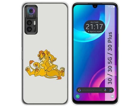 Carcasa TCL 30 / 30 5G / 30 Plus TUMUNDOSMARTPHONE Dibujos Leones Multicolor