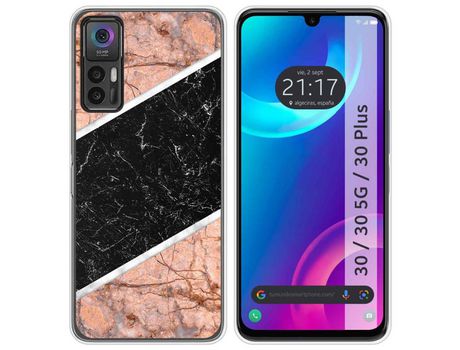 Carcasa TCL 30 / 30 5G / 30 Plus TUMUNDOSMARTPHONE Dibujos Mármol 07 Multicolor