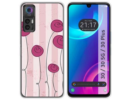 Carcasa TCL 30 / 30 5G / 30 Plus TUMUNDOSMARTPHONE Dibujos Flores Vintage Multicolor