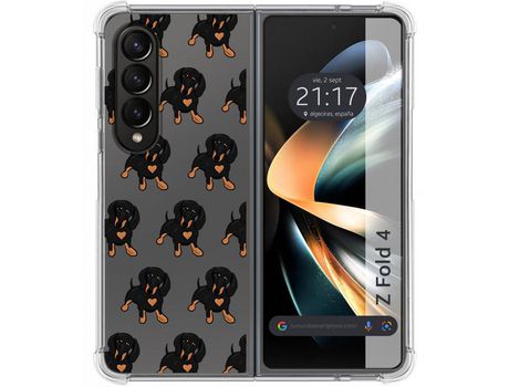 Carcasa Samsung Galaxy Z Fold4 5G TUMUNDOSMARTPHONE Dibujos Antigolpes Perros 10 Multicolor